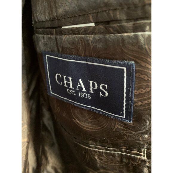 Chaps Men’s 38R Brown Corduroy 2 Button Sport Coat Single Vent Standard Notch 4 - Picture 11 of 11